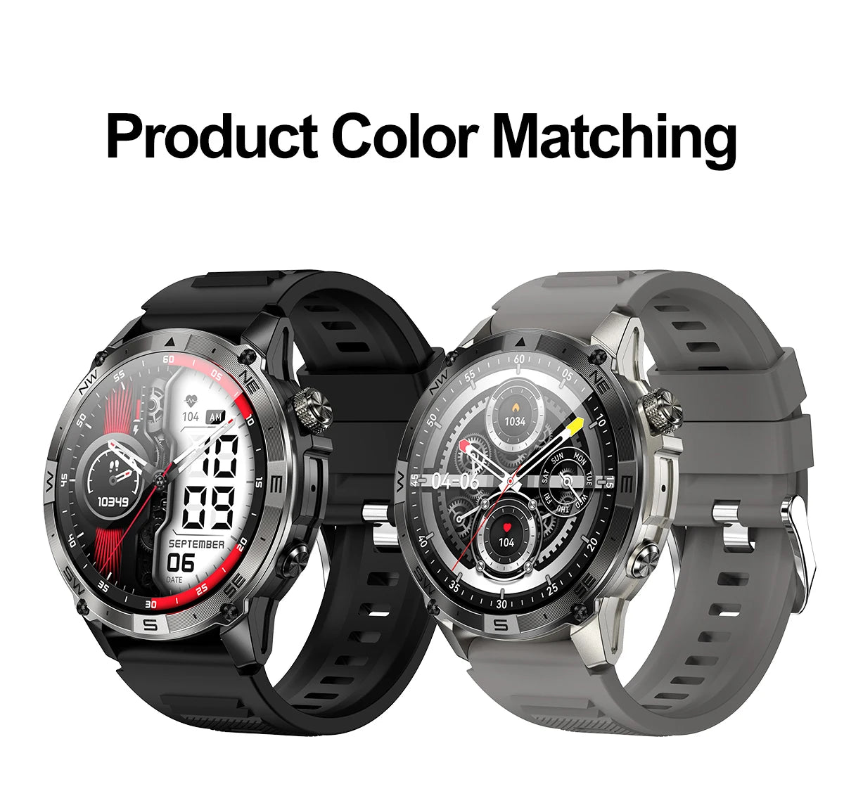 VALDUS VG40 PRO Smartwatch Man Woman AMOLED GPS  Bluetooth Call Heart Rate Voice Assistant Long battery life Sports Smart Watch