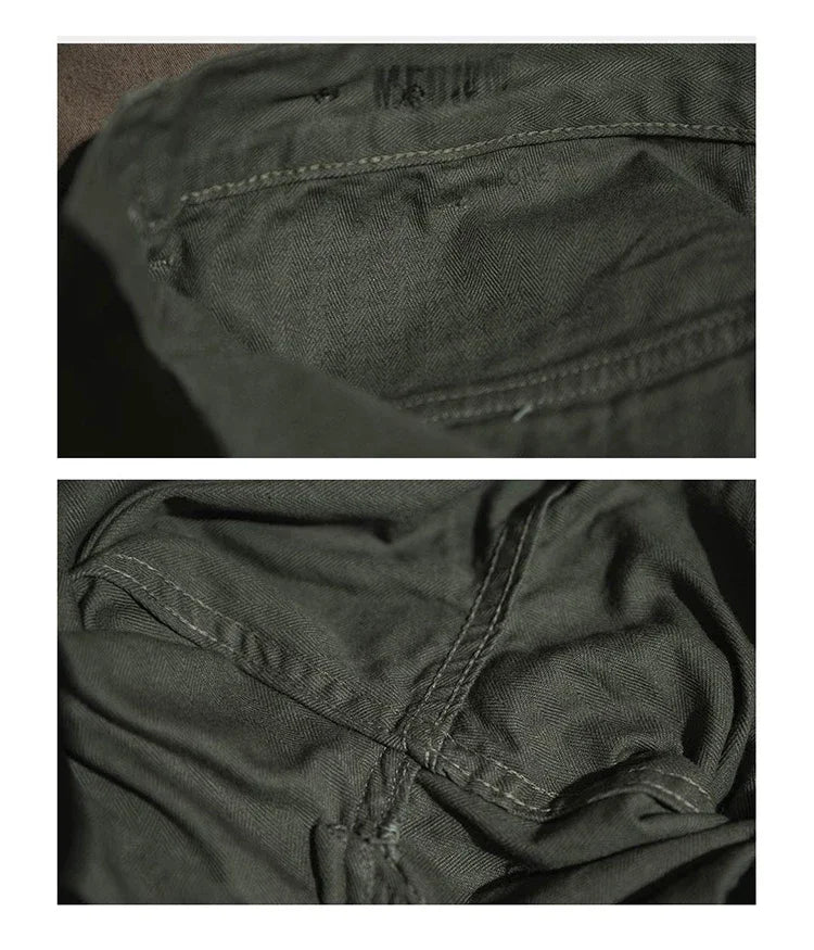 Bronson 1947 Model 838A OD7 Fatigue Utility Pants Men HBT OG-107 Baker Trousers