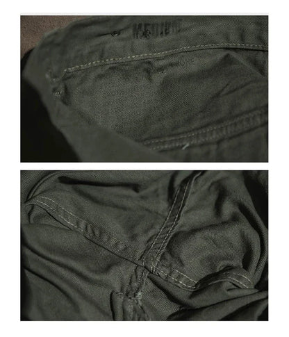 Bronson 1947 Model 838A OD7 Fatigue Utility Pants Men HBT OG-107 Baker Trousers