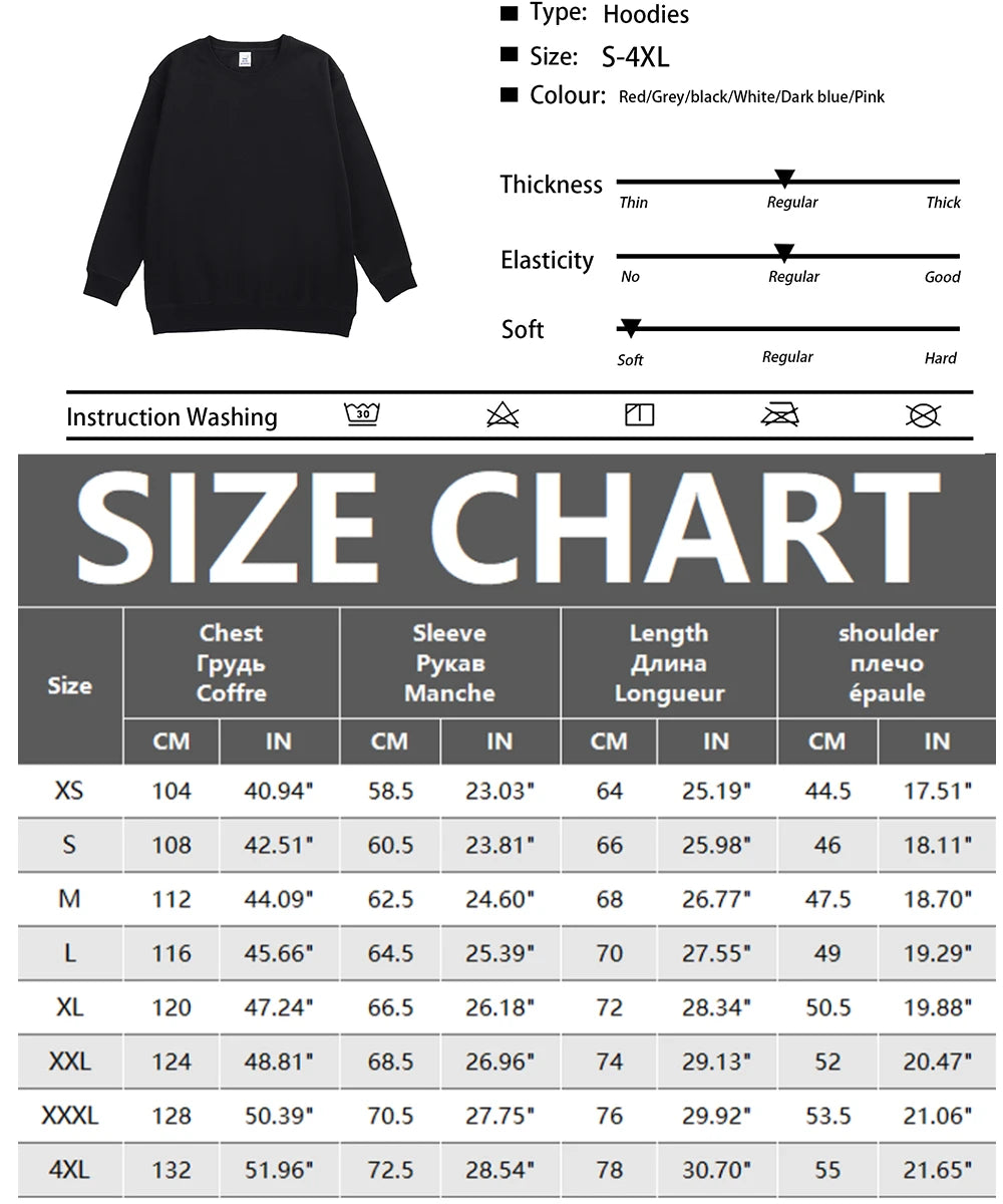 Men Casual Hoodie Solid Color Sweatshirt Fashion Winter Autumn Casual Sweatshirts Pullover Fleece Streetwear.