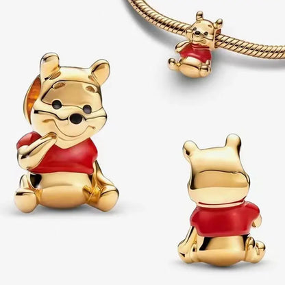 New fashion 100% S925 sterling silver Disney All-Star pendant beads, suitable for the original Pandora bracelet, women's fashion.