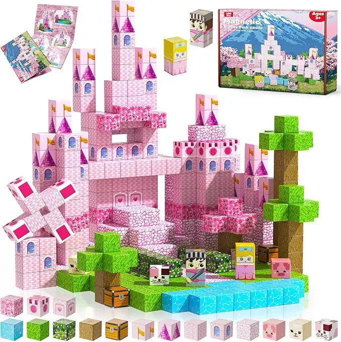 100-300pcs 2CM Magnetic blocks Cubes Set Toys Stem Montessori Stacking Cubes Construction Set Magnet blocks toys Christmas Gift.