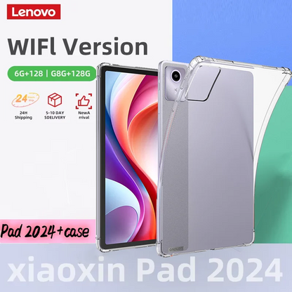 Global ROM Lenovo XiaoXin Pad 2024 Tablet+Case 8GB 128GB Pad Qualcomm Snapdragon 685 Octa Core 11" WIFI 8MP 7040mAh 20W Charger.
