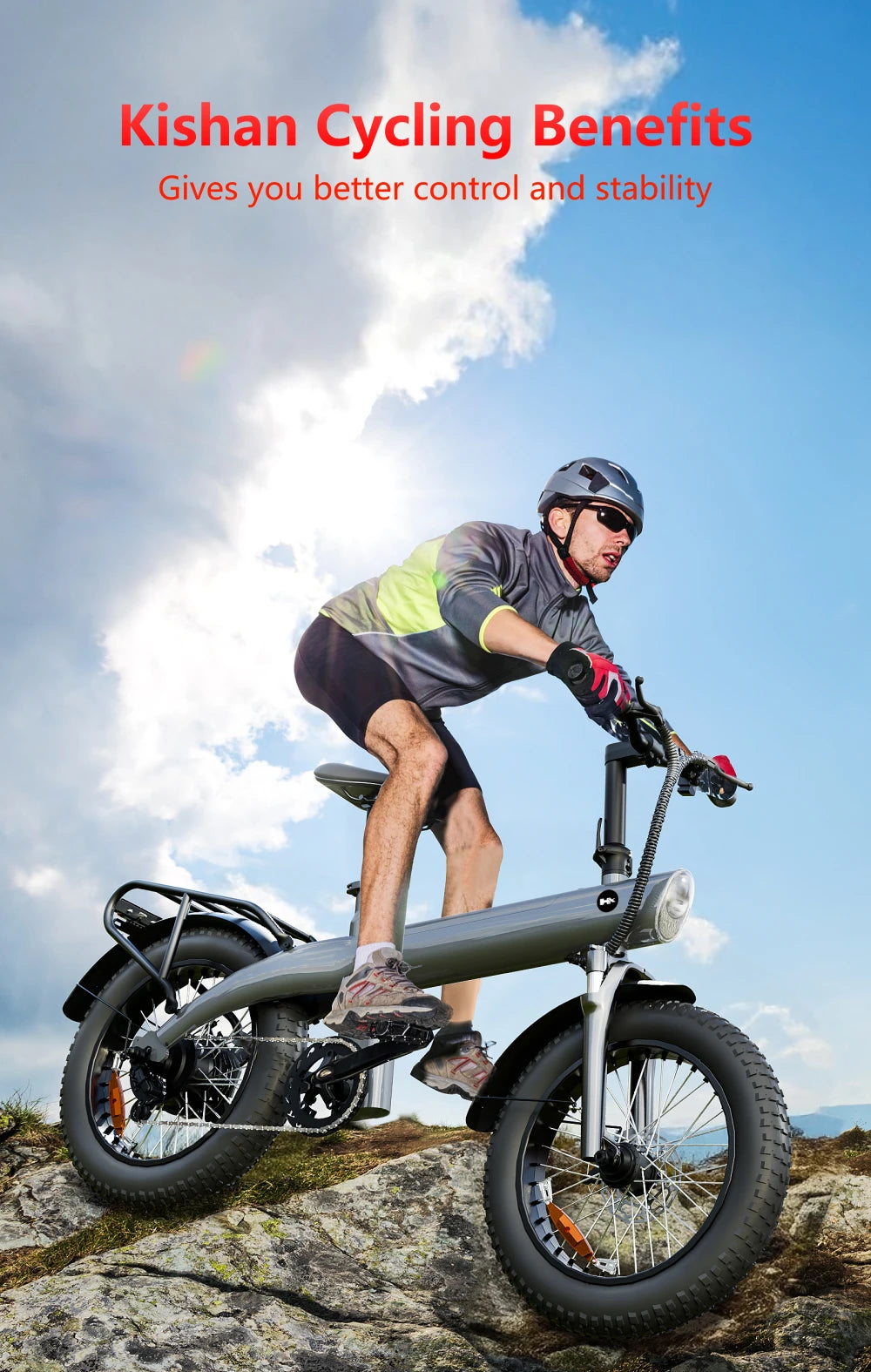 HUANCI Q3 Mountain Electric bicycle 2000W 60KM/H removable battery electric bike 48V 20AH Ebike 20Inch fat tire Off-Road e bike.