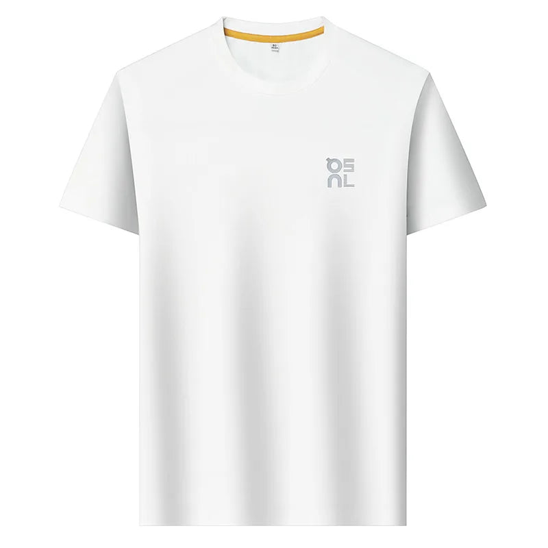 Designer Brand Men's Printed O-neck T-shirt Fashionable Casual Sports Short Sleeved Breathable Cool Luxurious Top Men's Clothing.