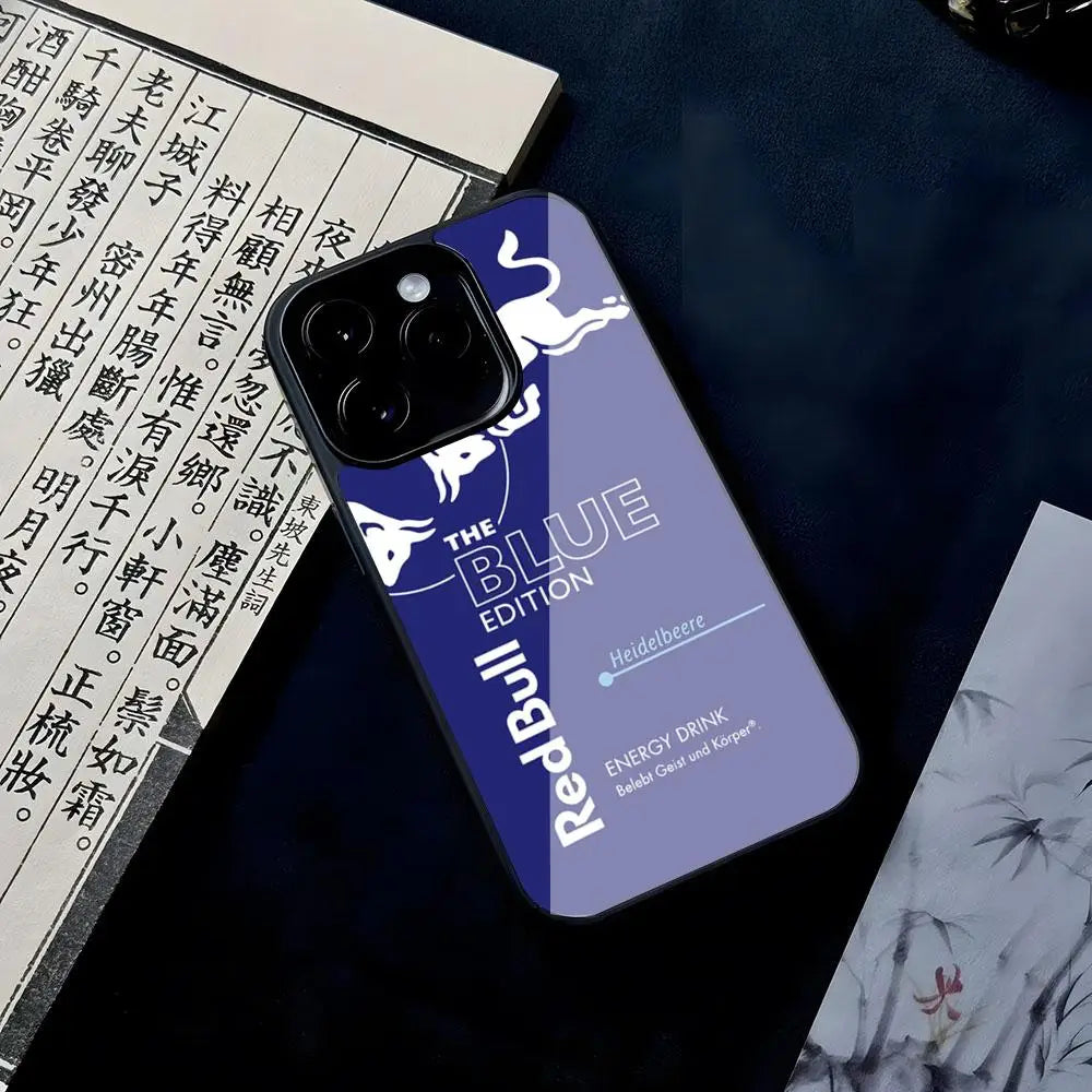 Fashion Red B-bulleS Logo Phone Case Silicone PC+TPU Case For IPhone 16 14 11 12 15 13 Pro Max 8 7 6 Plus X SE XR Hard Cover.