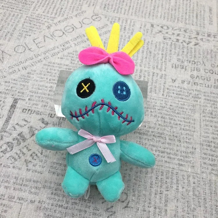 Disney Lilo and Stitch Plush Doll Toy Bouquet Stitch Animal Stuffed Keychains Pendant Girl Kids Birthday Christmas Gifts.