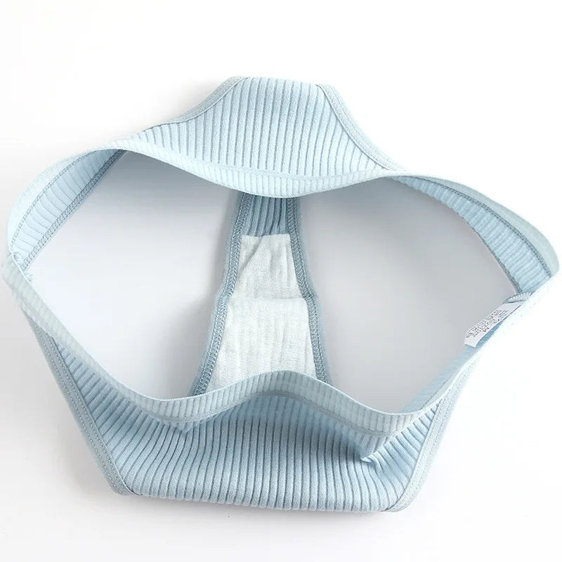 4Pcs Women's Panties Fashion Striped Thongs Soft Cotton Underwear Ladies Sexy Lingerie Sports Breathable G-Strings Cozy T-Back.