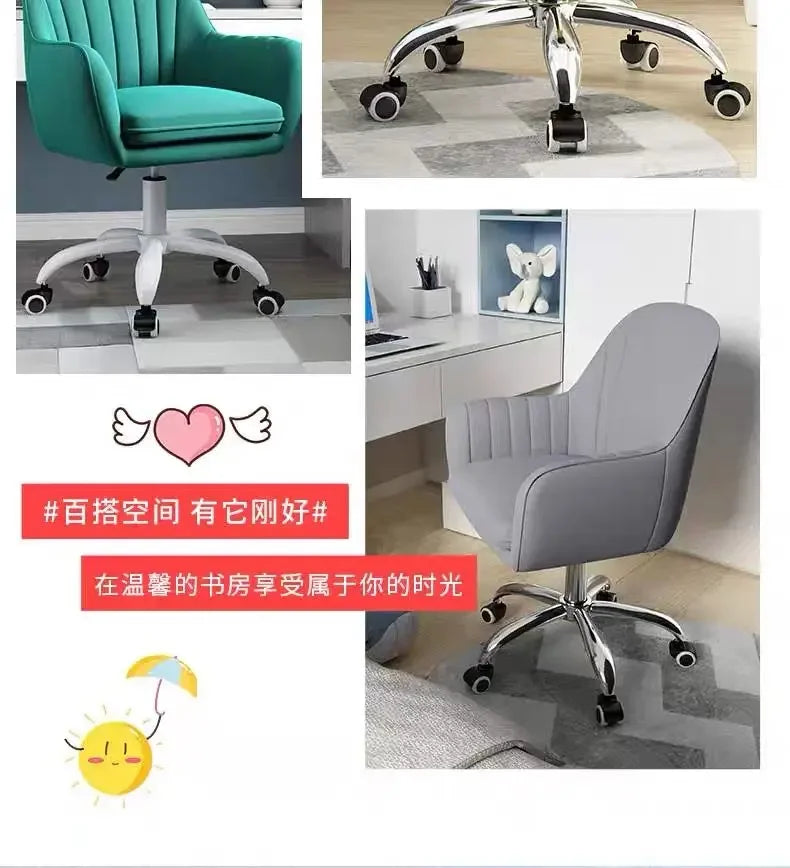 Heimcomputerstuhl, Mädchenzimmer, Rückenlehne, Lift, Drehstuhl, Studentenwohnheim, Arbeitszimmerstuhl, bequeme Bürostühle