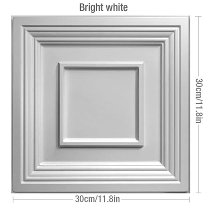 1pcs Esports Games Champagne Gold 3D Art Wall Panel PVC Waterproof 3D Wall Sticker Decor Tiles Diamond Design DIY Home Decor