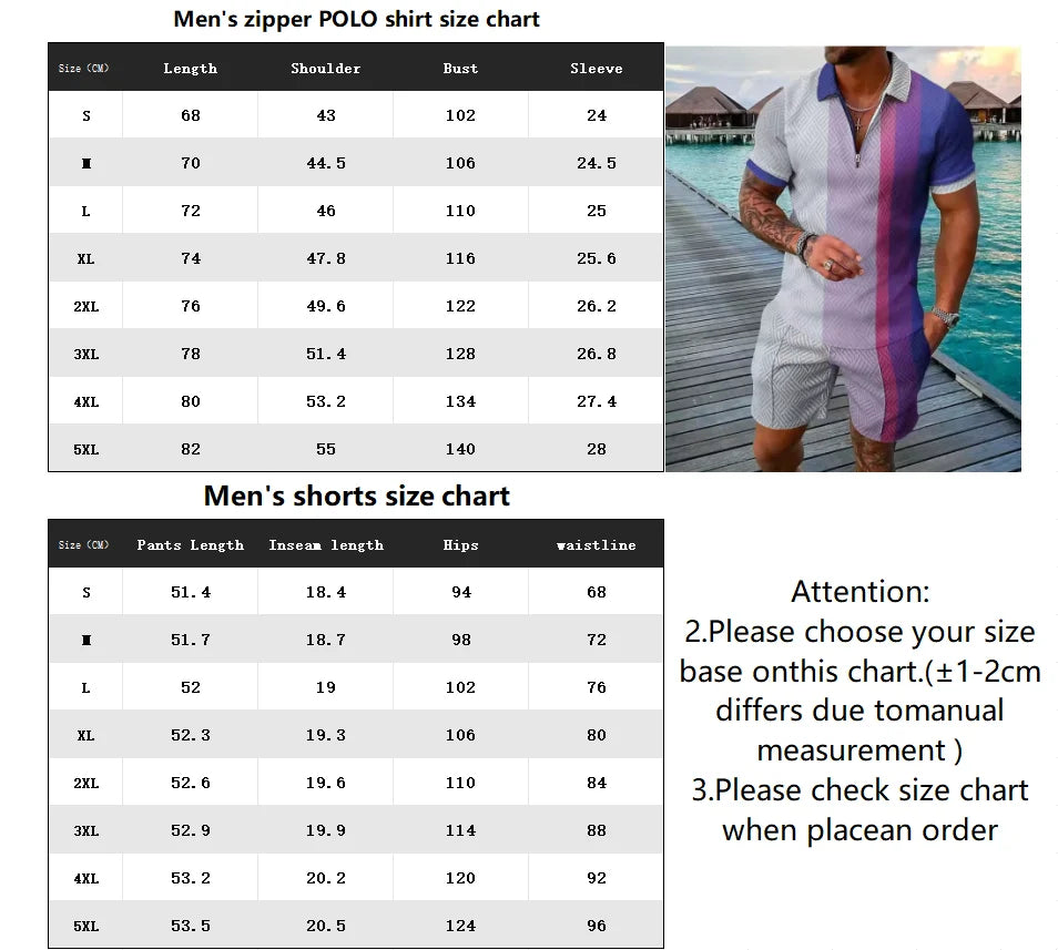 Casual Mesh Lapel short-sleeved Pullover + Shorts Solid Thin Sportswear set, Black suit, men's Sportswear T-shirt Set.