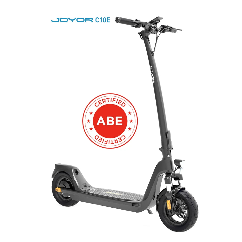 JOYOR C10E ABE Electric Scooter for Adults 10" E-Scooter with 48V 10.4Ah Removable Battery 20km/h