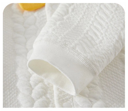 Somenie Neugeborenen Baby Body Baumwolle Niedlich Gedruckt Jungen Mädchen Strampler Warmes Zuhause Krabbeln Anzug Für Vier Jahreszeiten 3-6-9M.