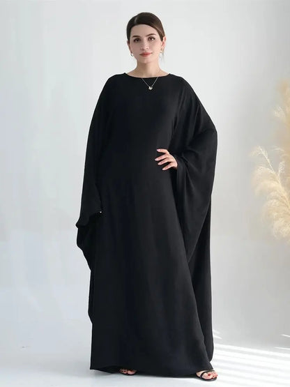 Ramadan Eid Cotton Linen Abaya Turkey Islam Muslim Maxi Dress Prayer Clothes Women Kaftan Kebaya Caftan Robe Femme Musulmane