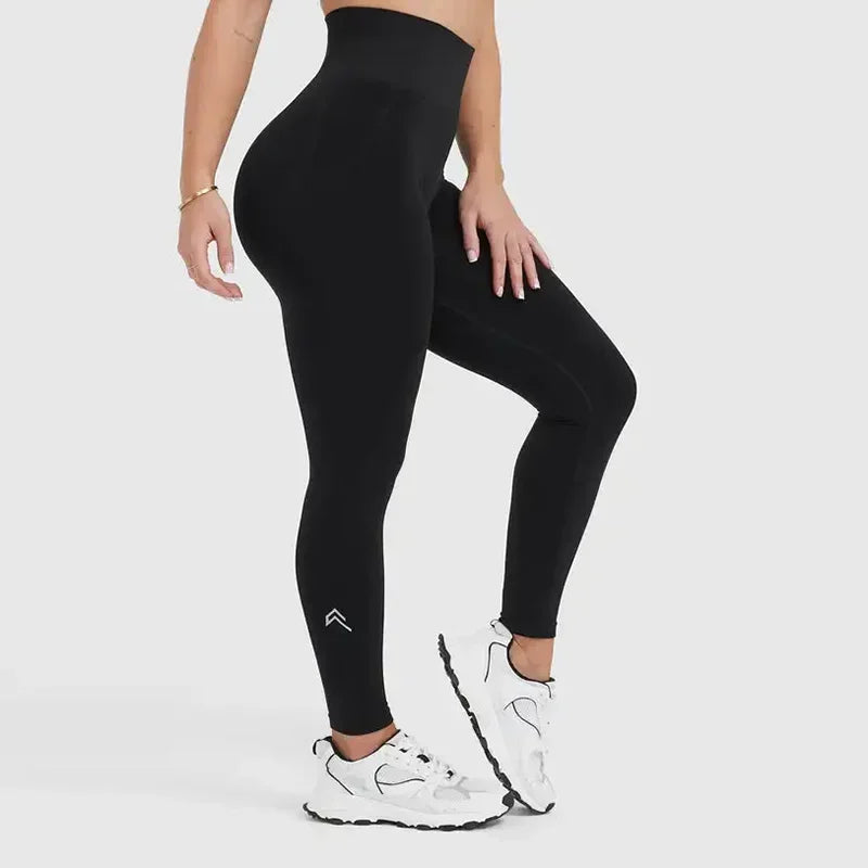 Oneractive Fitness Women Sport Seamless Leggings High Waist Elastic Solid Yoga Leggings Gym Trainning Joggings Pants Female.