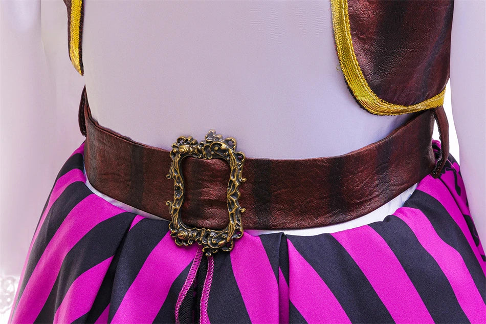 Halloween Mädchen Cosplay Piratenkapitän Kleid Kinder Karneval Event Maskerade Party Festival Kostüm Kinder Performance Bekleidung