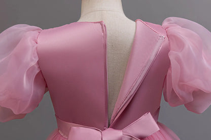 4-12 Jahre altes Blumenjungen-Hochzeitskleid, Abendkleid, Pailletten, langes Halloween-Mädchenkleid, Weihnachtsaufführung, Gastgeber-Redenen.