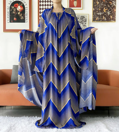 2024 New Muslim Dubai Abaay Women Cotton Dress With Big Scarf For Women Maxi Summer Short Sleeve Loose African Abaya Clothing.