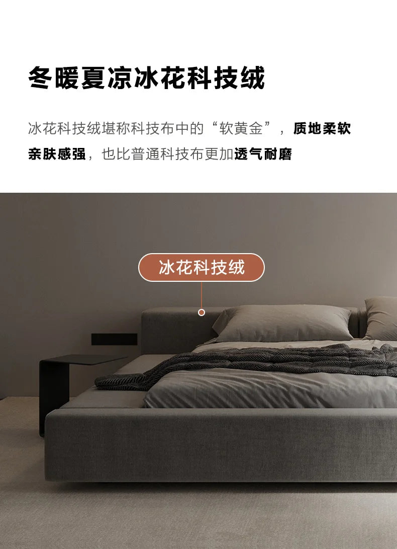 Rahmen Queen-Size-Betten Doppel Ästhetisch Schlafen King Bett Basis Kinder Cama De Lujo Para Dormitorio Möbel Dekoration