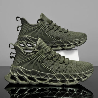 YRZL Men's Athletic Mesh Sneakers Lightweight Comfortable Running Shoes for Men Soft Sole Non Slip Casual Shoes Outdoor Walking.