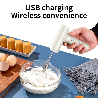 1 PCS Wireless Electric Food Mixer Portable 3 Speeds Egg Beater Baking Dough Cake Cream Mixer Kitchen Tools.