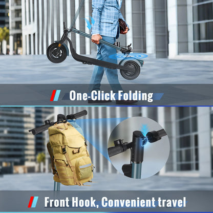 350w Electric Scooter With ABE App 36v Lithium Battery Scooters 20km/h 35km Long Range 10 Inch Tire For Adults Escooter For DE.