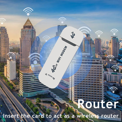 4G/5G Mobile WIFI Router 150Mbps 4G LTE Wireless USB Dongle Modem Stick Sim Card Pocket Hotspot WiFi Broadband for Home Office.