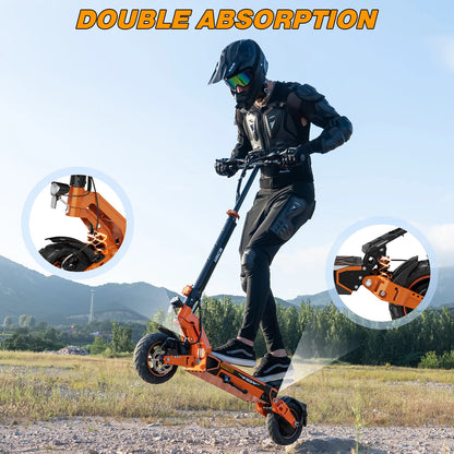RCB D7 Adult EScooter 500W Motor Foldable E-Scooter 48V 20.8/27AH 10 Inch Tire Urban Commuting Electric Scooter.