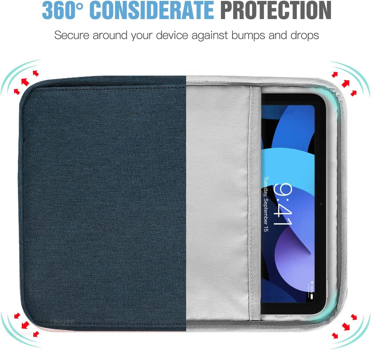 Tablet Sleeve Bag For iPad Pro 12 9 11 iPad 10th Air 5 4 3 10.9 10.2 inch 9th 8th 7th Generation 2021 2022 Tablet Bag Pouch.