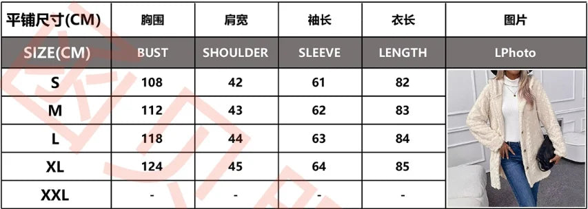 Women Cardigan Hoodie Jacket Autumn Winter Argyle Textured Pattern Hooded Irregular Hem Buttons Fleece Oversized Outerwear Coat.