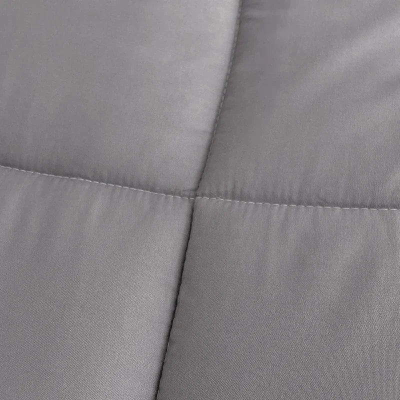 2024 new winter quilt thickened warm solid color simple wind soybean fiber quilt skin-friendly lock warm spring and autumn quilt.