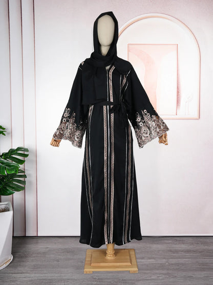 Abayas For Women Dubai Luxury 2025 African Muslim Fashion Dress Caftan Marocain Evening Party Dresses Boubou Robe Djellaba Femme.