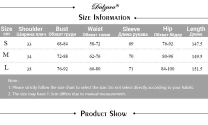 Dulzura 2024 Sexy Elegantes Maxikleid Bedrucktes Leoparden-Langarmkleider Damenkleidung Y2K Lady Party Club Streetwear Urlaub.