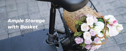 ISCOOTER F3 Electric scooter 1000W motor 48V13AH battery foldable electric scooter, adult electric scooter with seat 45 km/h