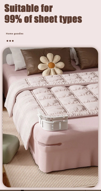 4Pcs Bed Sheet Holder Sheet Ties Multifunctional use Heavy Duty Bedsheet Corner Tightener Clip Bedspread fixing.