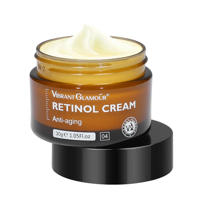 1/2/3/5PCS Retinol Facial Cream Anti-aging Removal Wrinkle Fine Lines Repair Skin Barrier Whitening Brightening Moisturizing.
