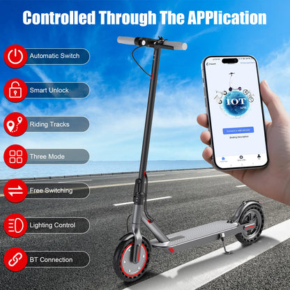 AOVOPRO TX01/365GO Electric Scooter 2025 New Design 350W Super Power Folding Dual Brake Electric Scooter 31KM/H 5-28KM Range.