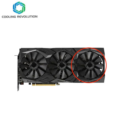 FDC10U12S9-C FDC10H12S9C size 87mm 3holes For ASUS ROG STRIX RTX 2070 O8G GAMING Graphic Card Cooling Fan.
