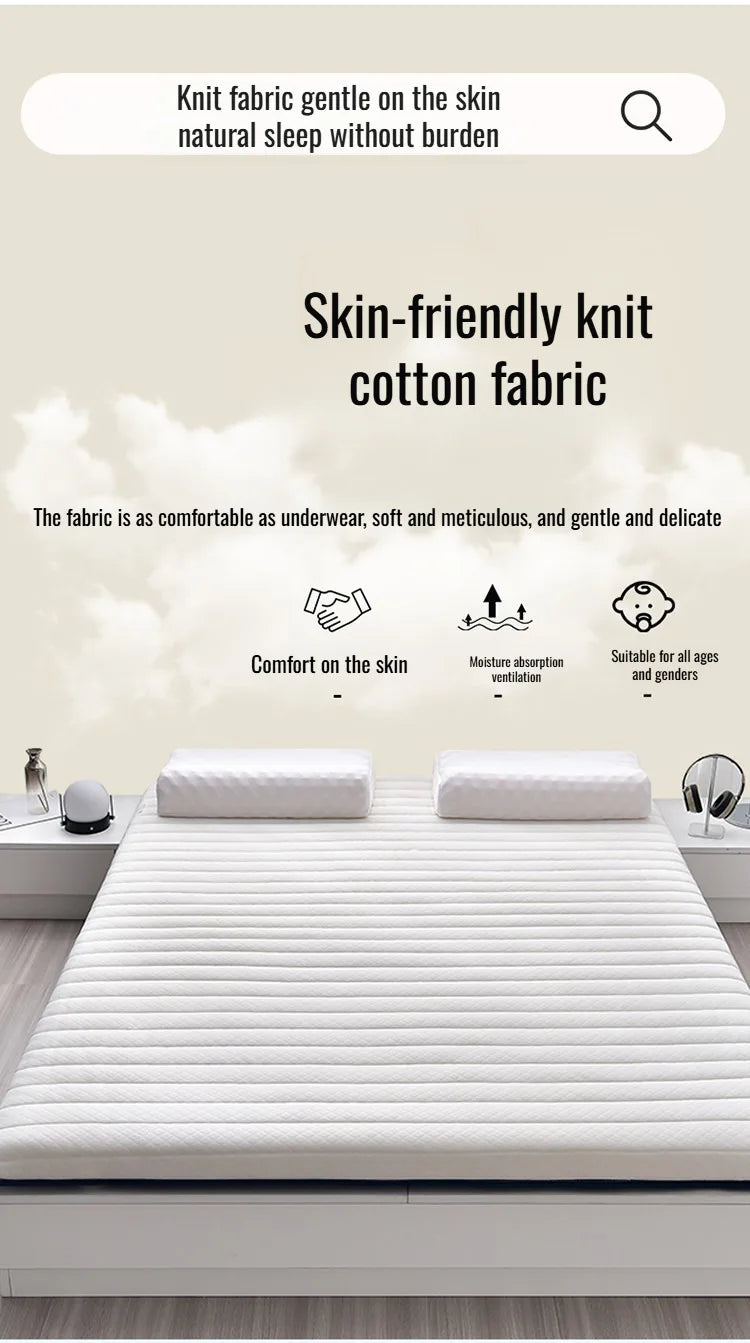 Anti-Mittel-Matratze aus Naturlatex, weiche Unterlage, spezielle Unterlage für Zuhause, Schlafsaal, Etagenbett, Studentenmatratzen, Druck-Memory-Schaum-Matratze