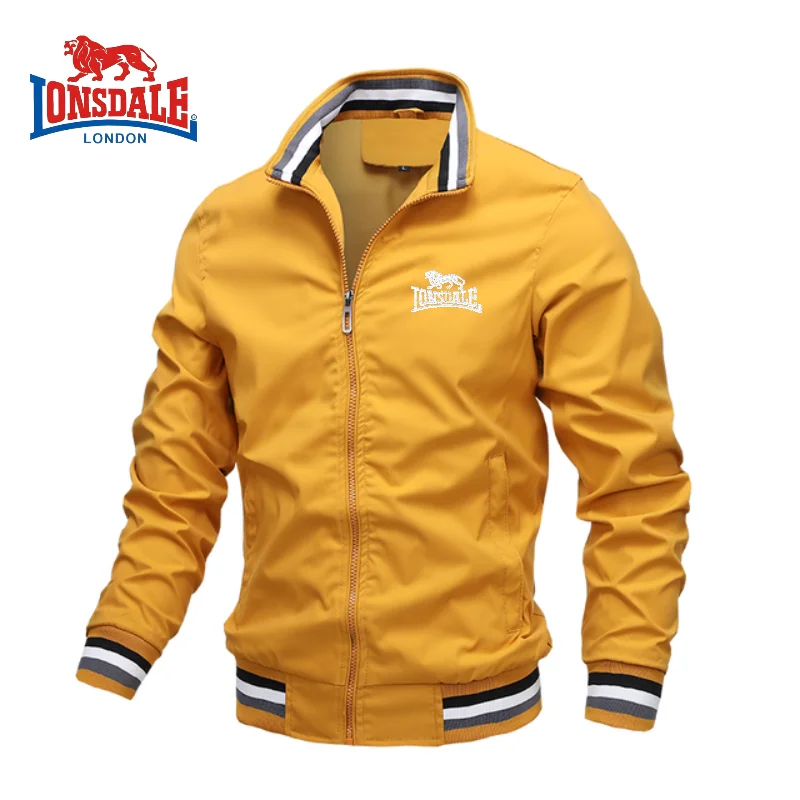High End Embroidered CAMEL High-quality Men's Zippered Jacket, Spring and Autumn Fashionable Casual Outdoor Sports Jacket Top.