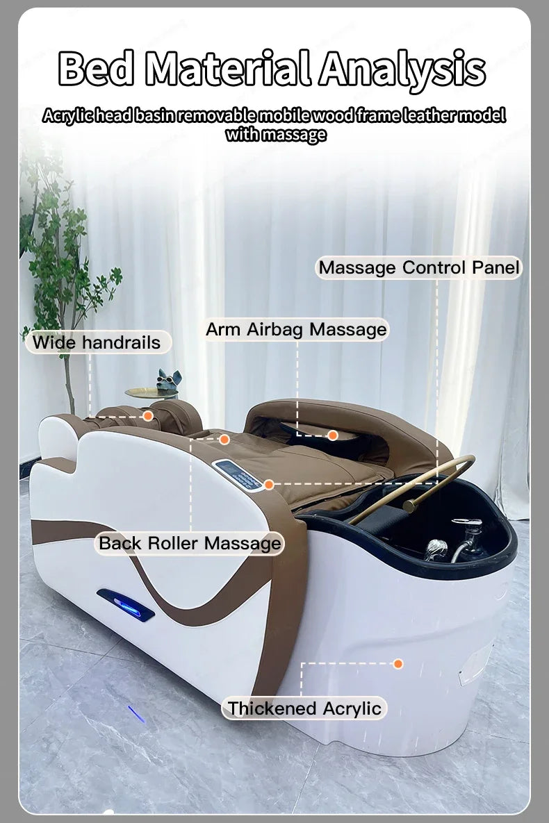 XinSheng Professionelle Elektrische Massage Bett Kopf SPA Salon Massage Tisch Haar Waschen Begasung Betten Friseur Smart Möbel