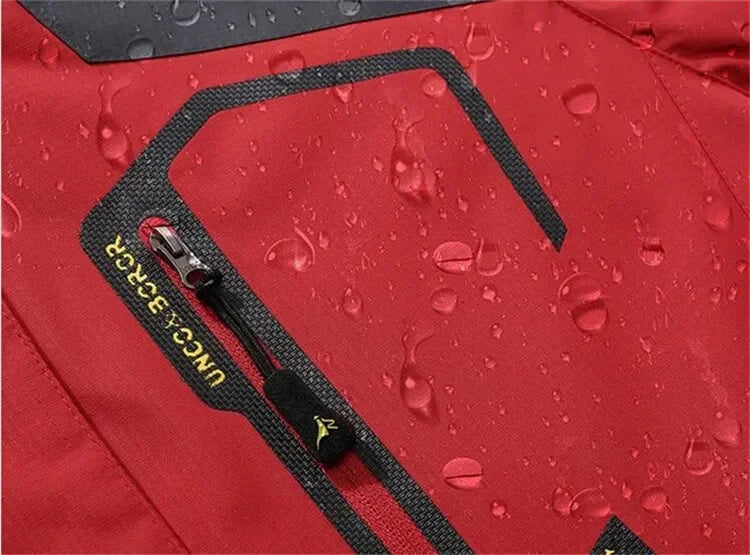 Winter Men's Parka Outdoor Lining Fleece-lined Thickened Windproof Warm Mountaineering Hooded Jacket Cold-resistant Ski Suit 6XL.