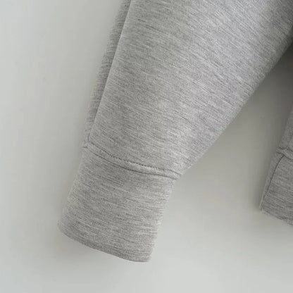 Neue Damen Casual Pocket Langarm Jacken Schwarz Bomber Varsity Jacke Mantel 2024 Herbst Damen Mode Kapuzenpullover.