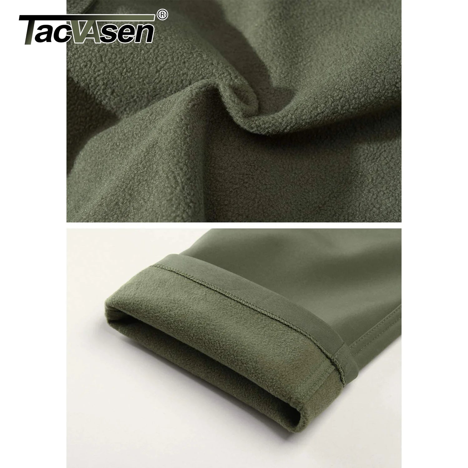 TACVASEN IX9 Winter Softshell Thermal Hiking Pants Work Pants Mens Fleece Cargo Pants Waterproof Warm Outdoor Male Trousers.