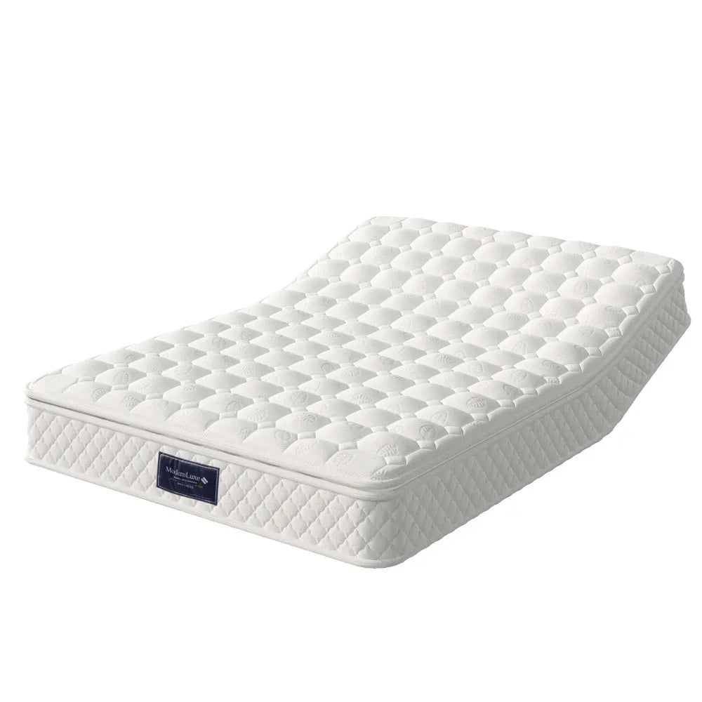 Federkernmatratze, 7 Zonen Kalschaummatratze, 140 x 200 cm, 100 % Oeko-Tex-Verschmutzung getestet, versteckte Mikrofaser-Referenztopping