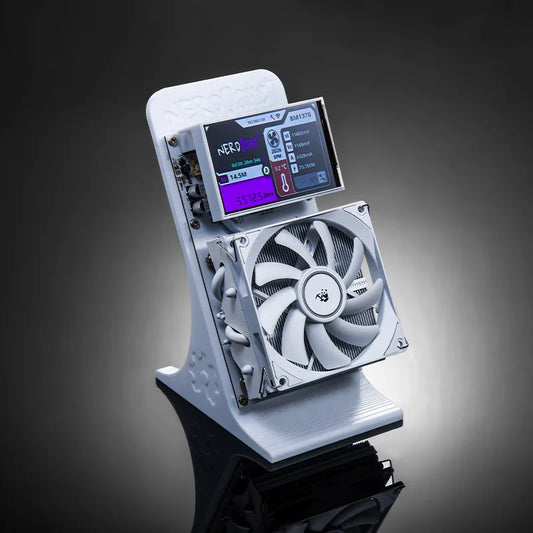 Factory Bitaxe NerdQaxe++ 4.8TH/s Bitcoins Miner BM1370 Asic Chip Solo BTC 68W 2.4G WiFi Open-Source Mining Machine.