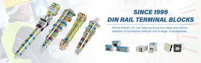 10 Stück UK 10N DIN-Schienenklemmenblock mit Schraubenzug, 10 mm Kabelstecker, mehrfarbig, Universaldraht, elektrischer Steckverbinder UK10N.