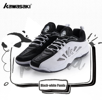 Kawasaki 2024 PANDA Badminton Shoes Professional Carbon Fiber Board Shock Absorption Men's Sneakers Women's Sports Shoes B3327.