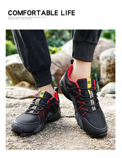 Men's Hiking Sports Shoes Waterproof And Wear-Resistant Hiking Training Shoes Outdoor Woodland Non-Slip Tactical Training Shoes.