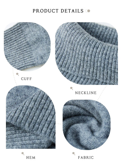 Gestrickte Pullover Kaschmir Pullover frauen 100% Merino Wolle Rollkragen Mode Pullover Winter Herbst Jumper Top Weibliche Kleidung